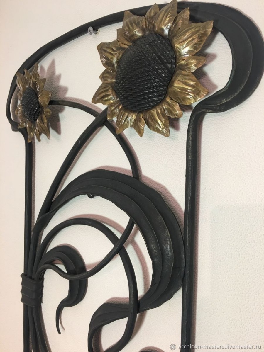 Художественная ковка панно на стену