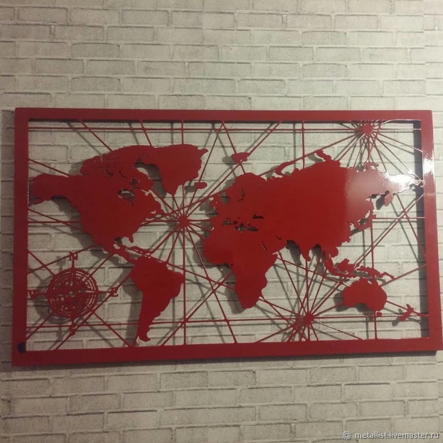 Панно из металла