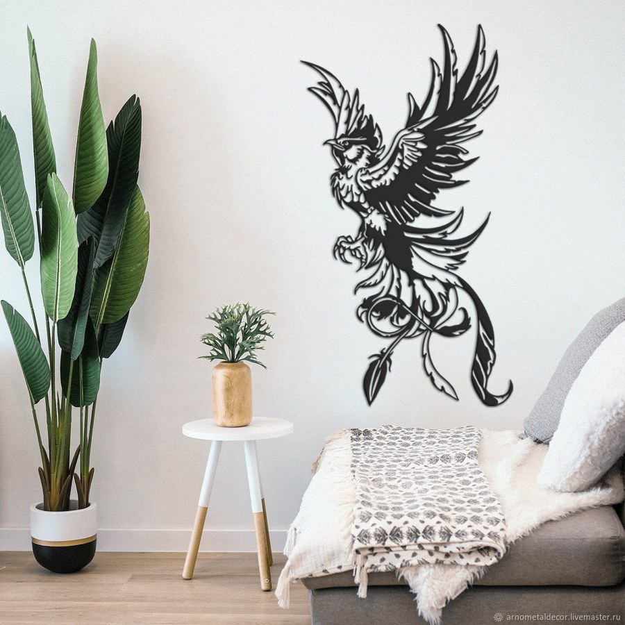 Металлическое панно на стену