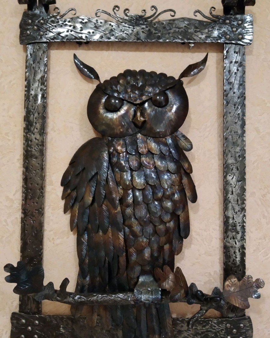 Кованые панно в виде Льва