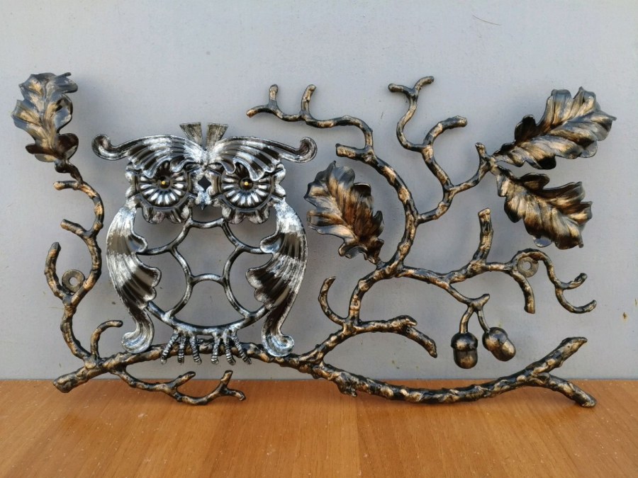 Кованная Сова на ветке купить