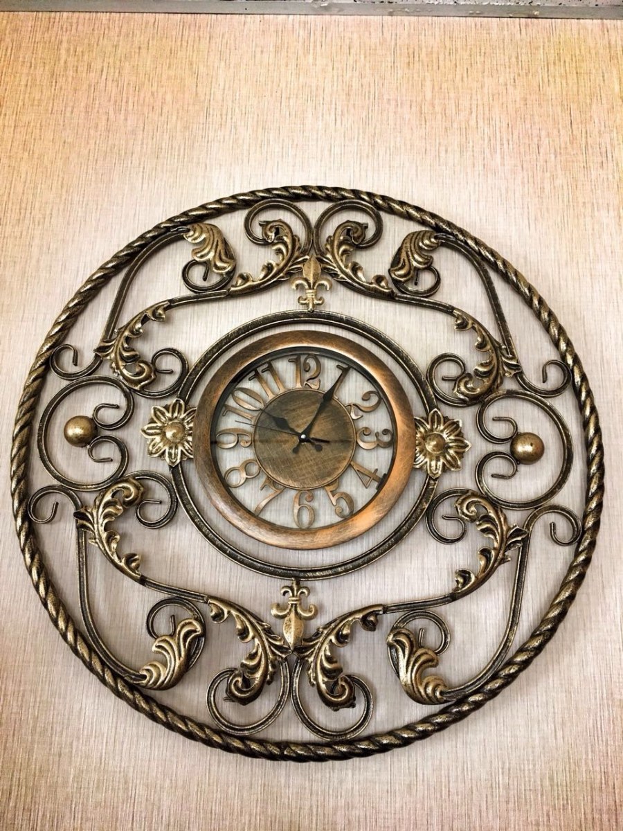 Часы ковка настенные