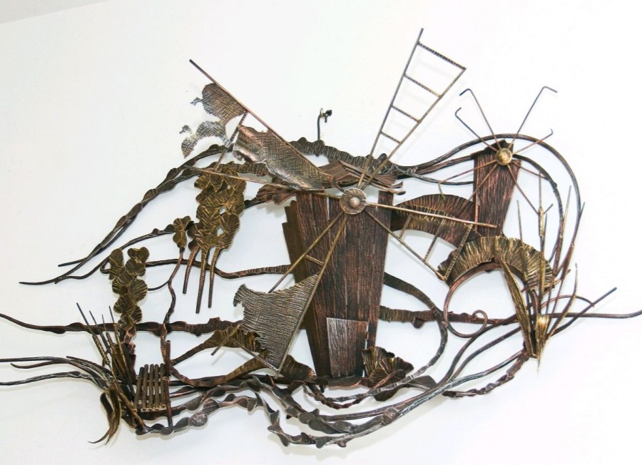 Кованый настенный декор