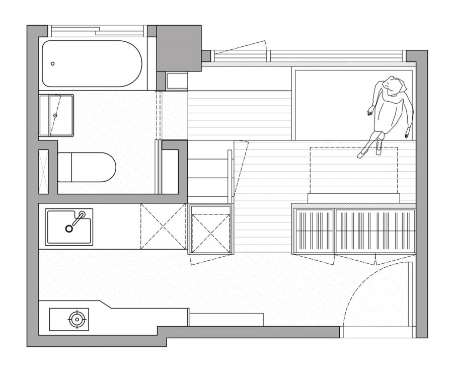 Маленькое пространство в квартире