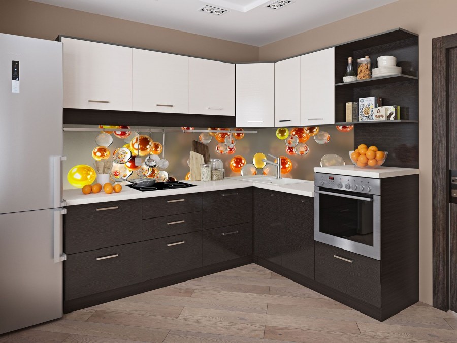 Кухня угловая венге