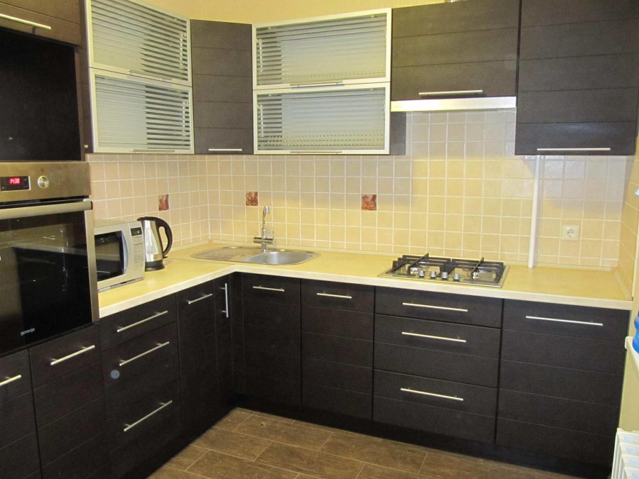 Кухонный гарнитур цвет венге