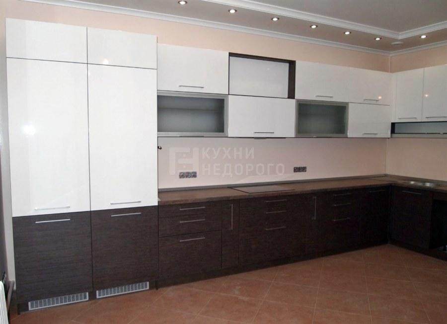 Кухня верх глянец низ матовый