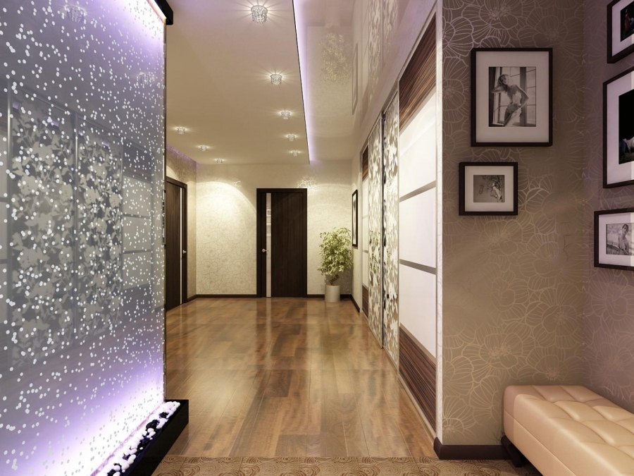 Современные обои в коридор