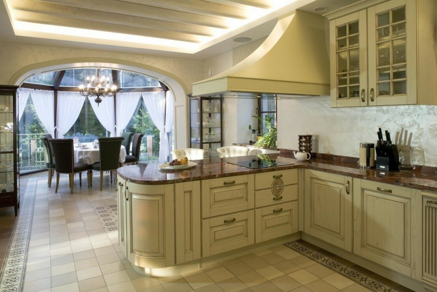 Кухня в частном доме