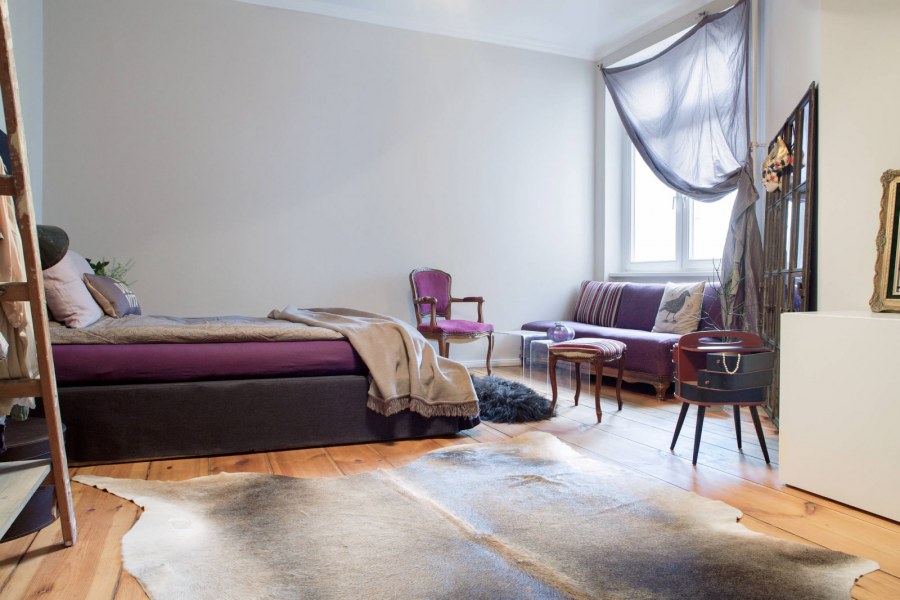 Покрашенные стены в интерьере