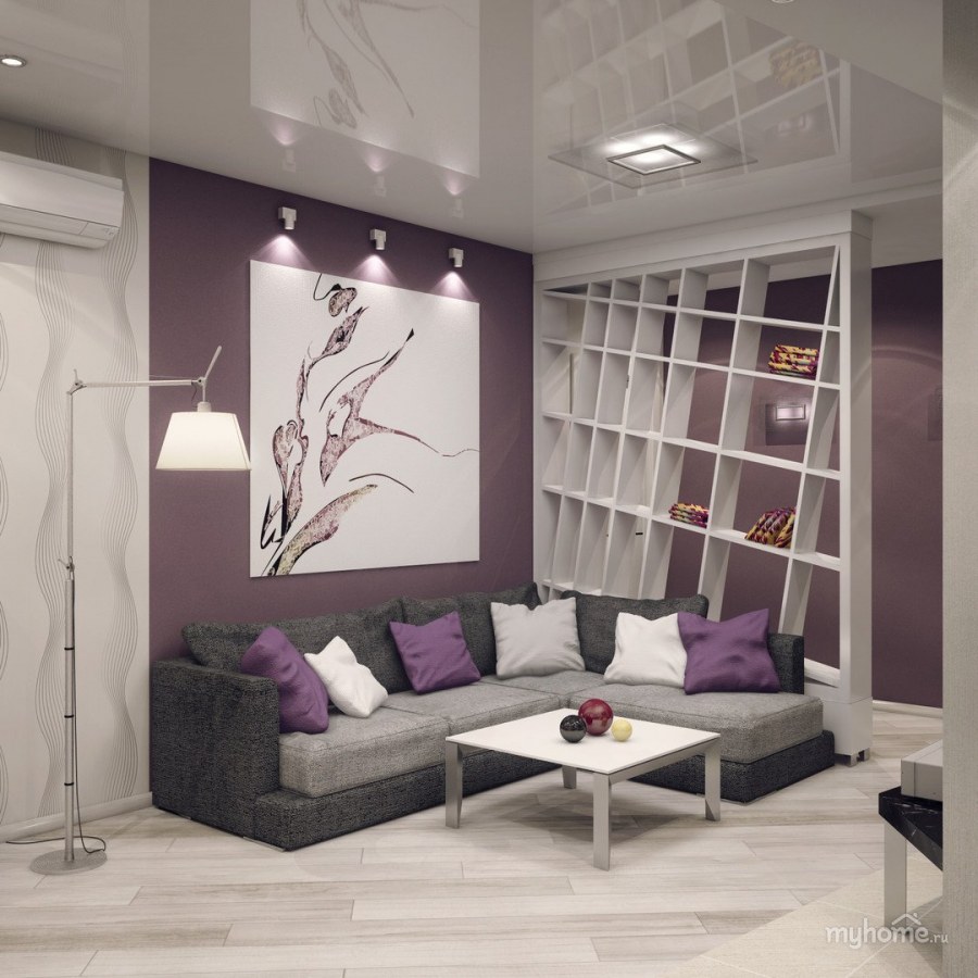 Фиолетовая спальня