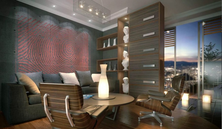 Красивая визуализация интерьера