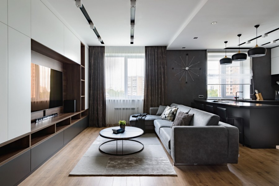 Квартира в белых тонах Минимализм