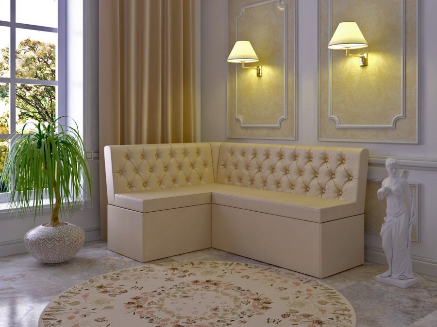 Венеция скамья угловая Бонмебель