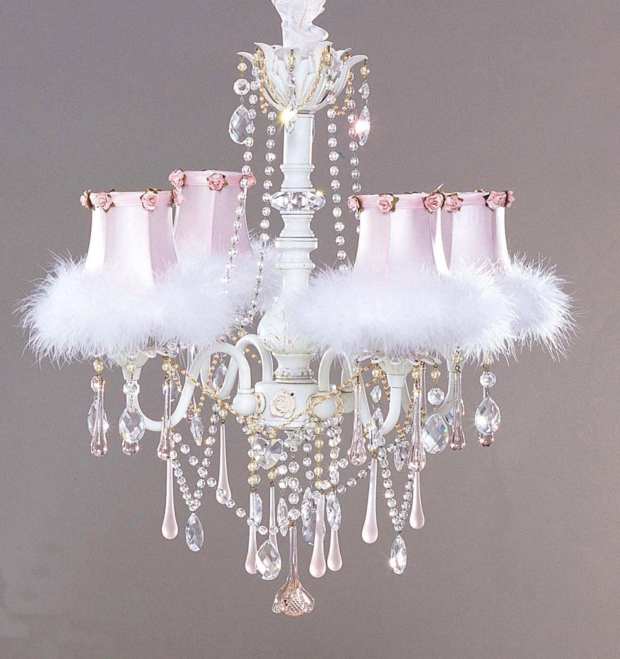 Люстра Pink Chandeliers Shabby Chic Lighting