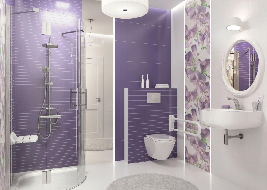 Ванные комнаты с душевой кабиной