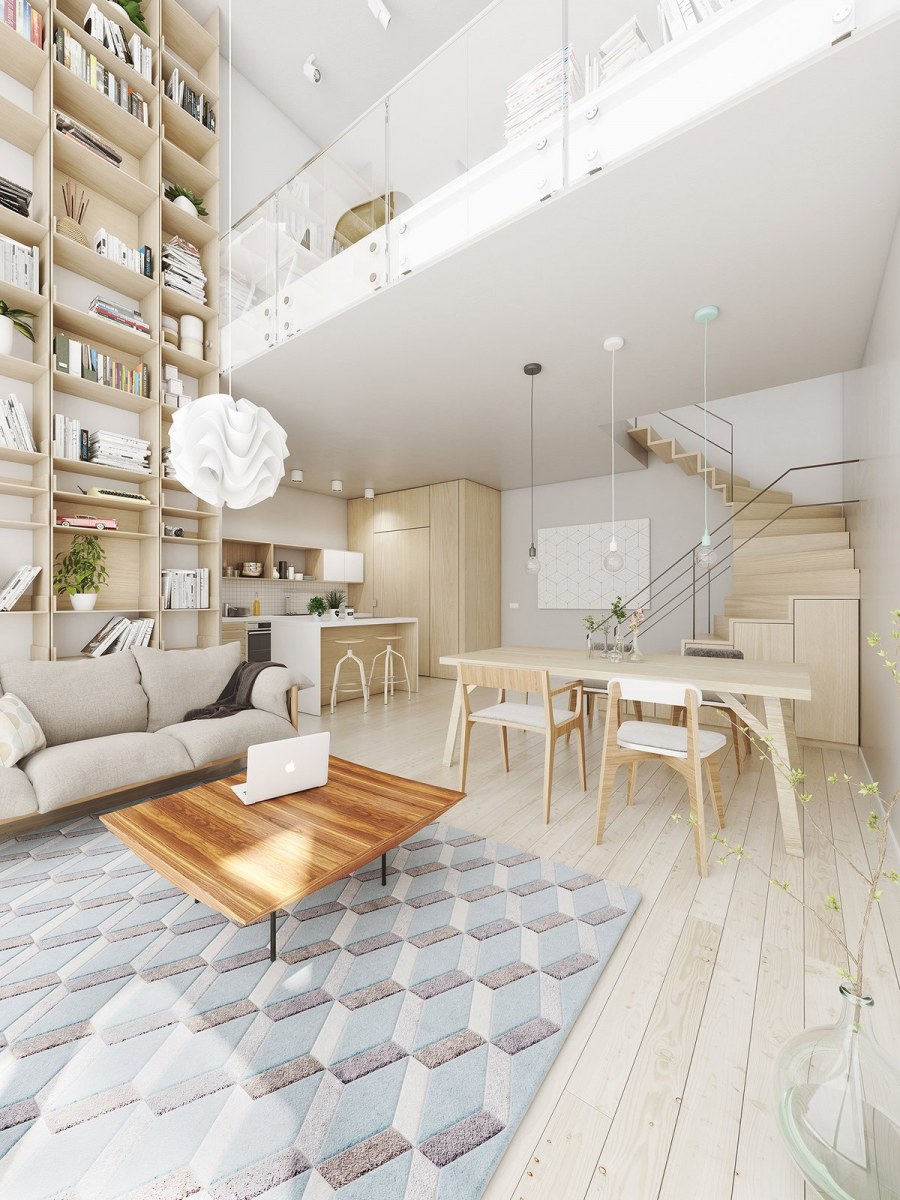 Светлый интерьер