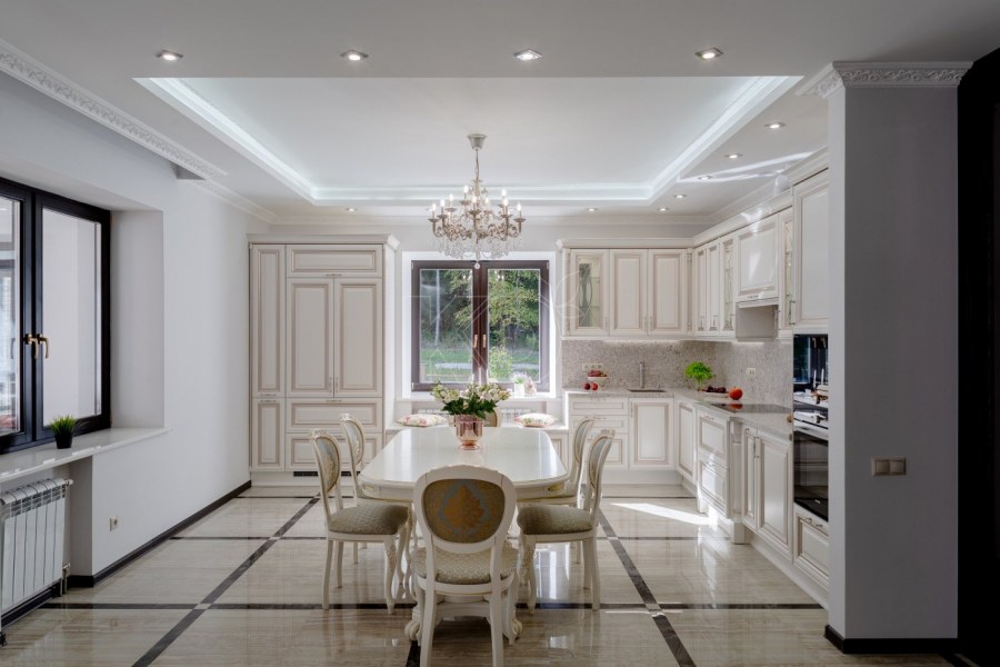 Кухня айвори в интерьере