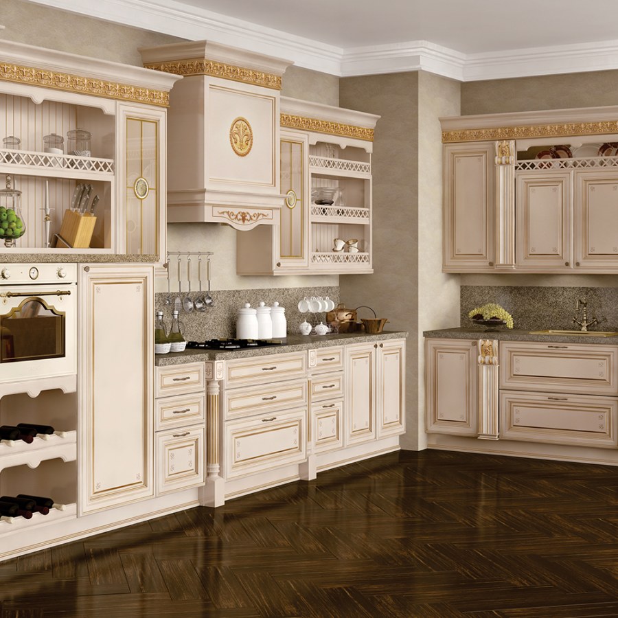 Кухня Катарина кухонный двор в интерьере