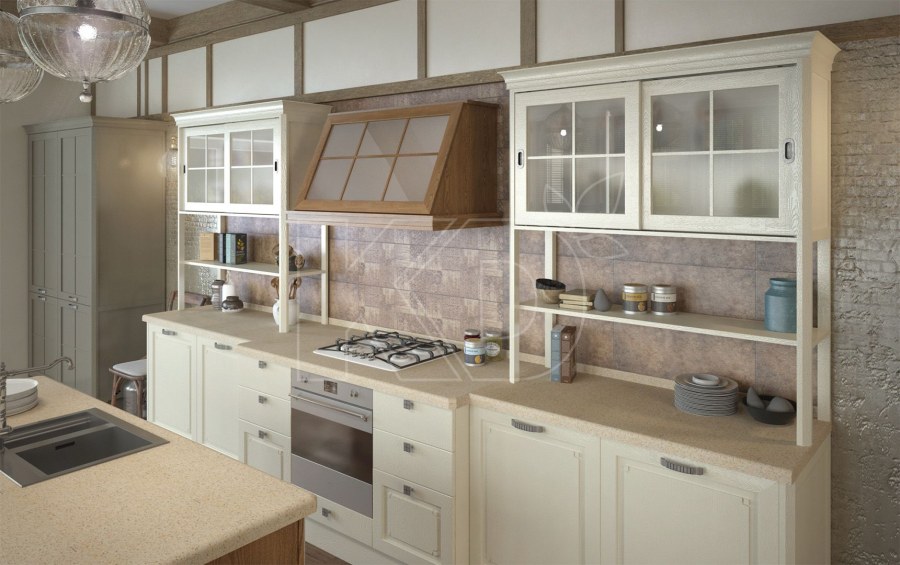 Кухня София Лондон дуб крем