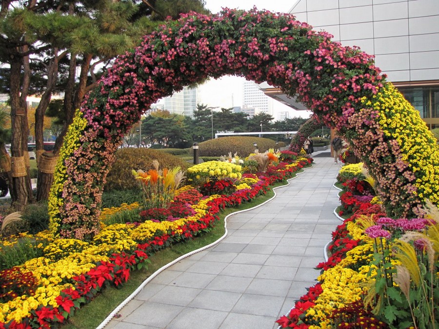 Арка озелененная