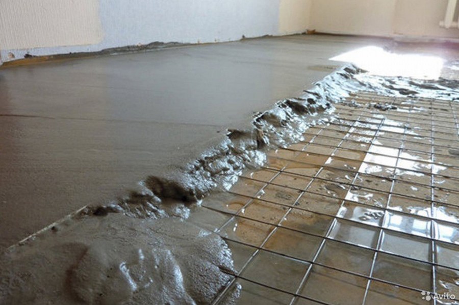 Наливные бетонные топинговые полы