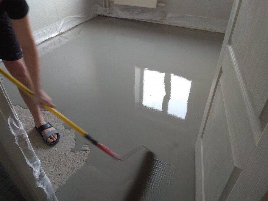 Стяжка из наливного пола