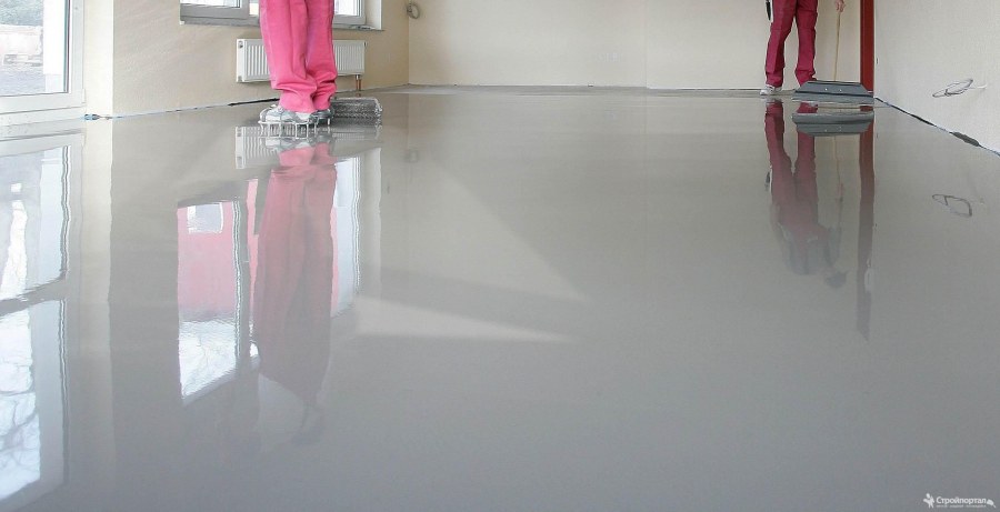 Полиуретан-цементный наливной пол