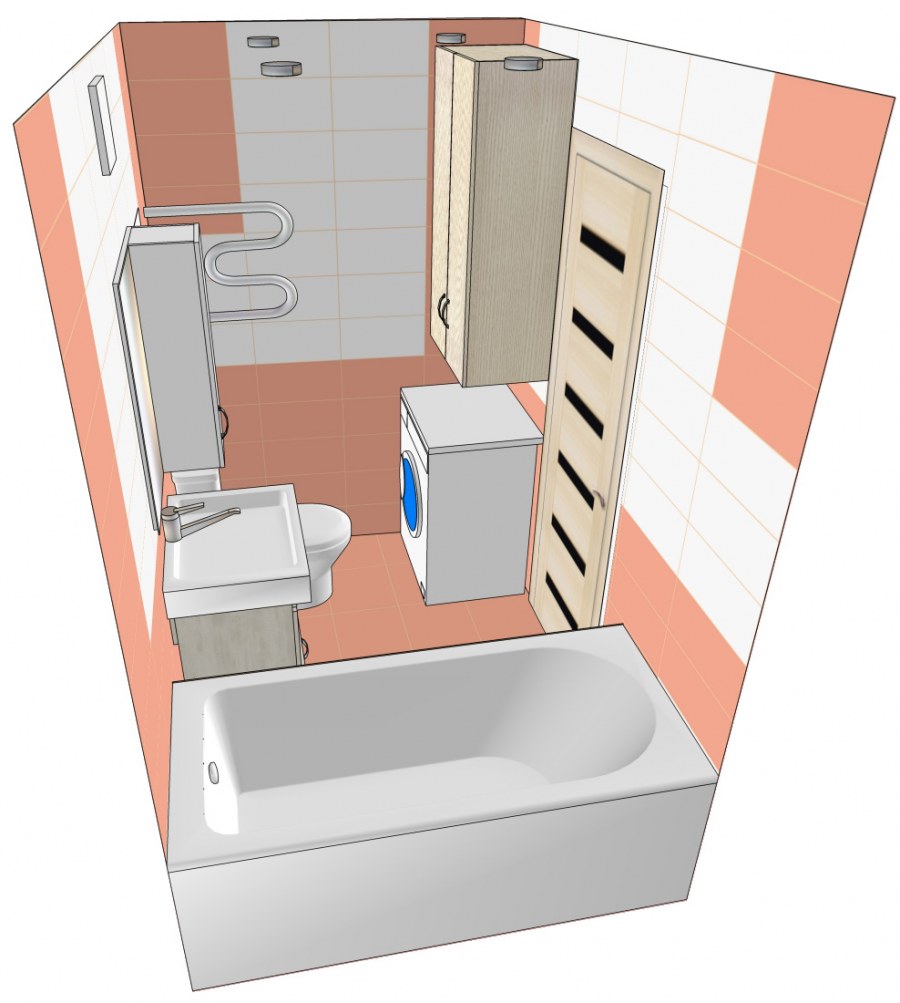 объединение ванны и туалета в панельном доме в