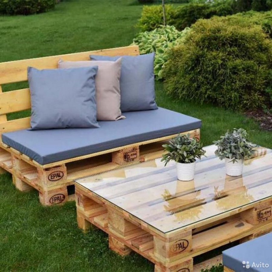 Садовая мебель из паллет