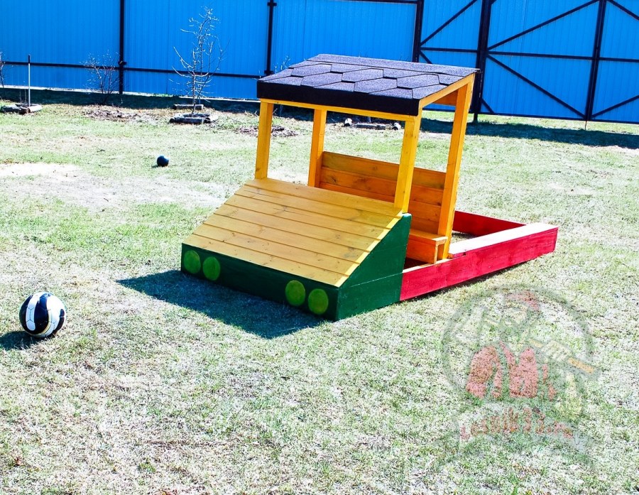 Песочница машина