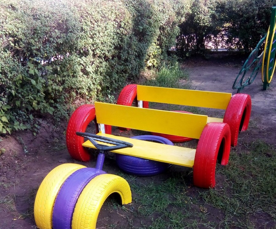 Машина из паллетов для детей