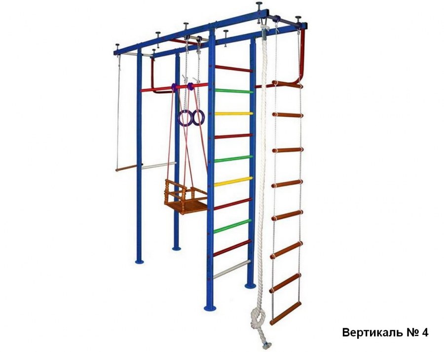 Детский спортивный комплекс Вертикаль № 11, 540 × 2100 × 2500-3000 мм