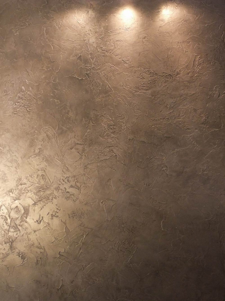 Венецианская штукатурка коричневая