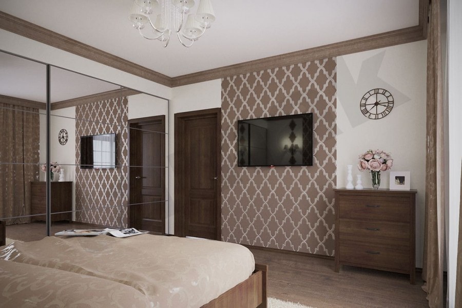 Обои кофейного цвета