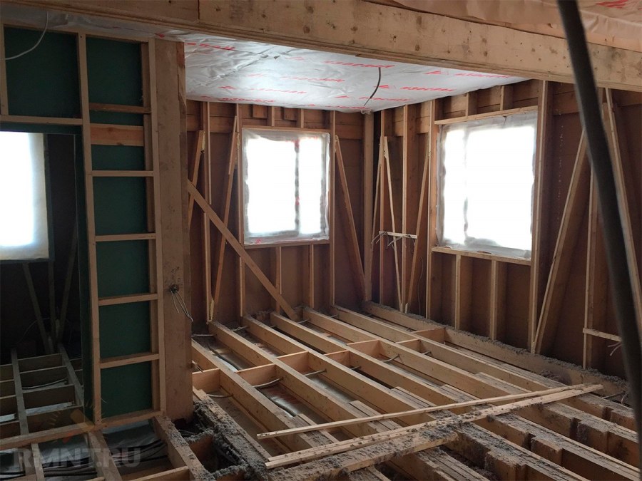 Утепляем каркасный дом изнутри