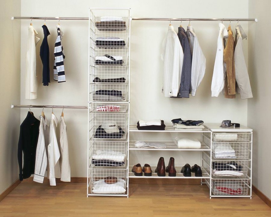 Полки в гардеробной