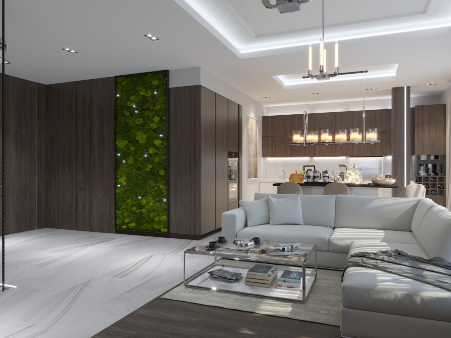 Свежий интерьер квартиры