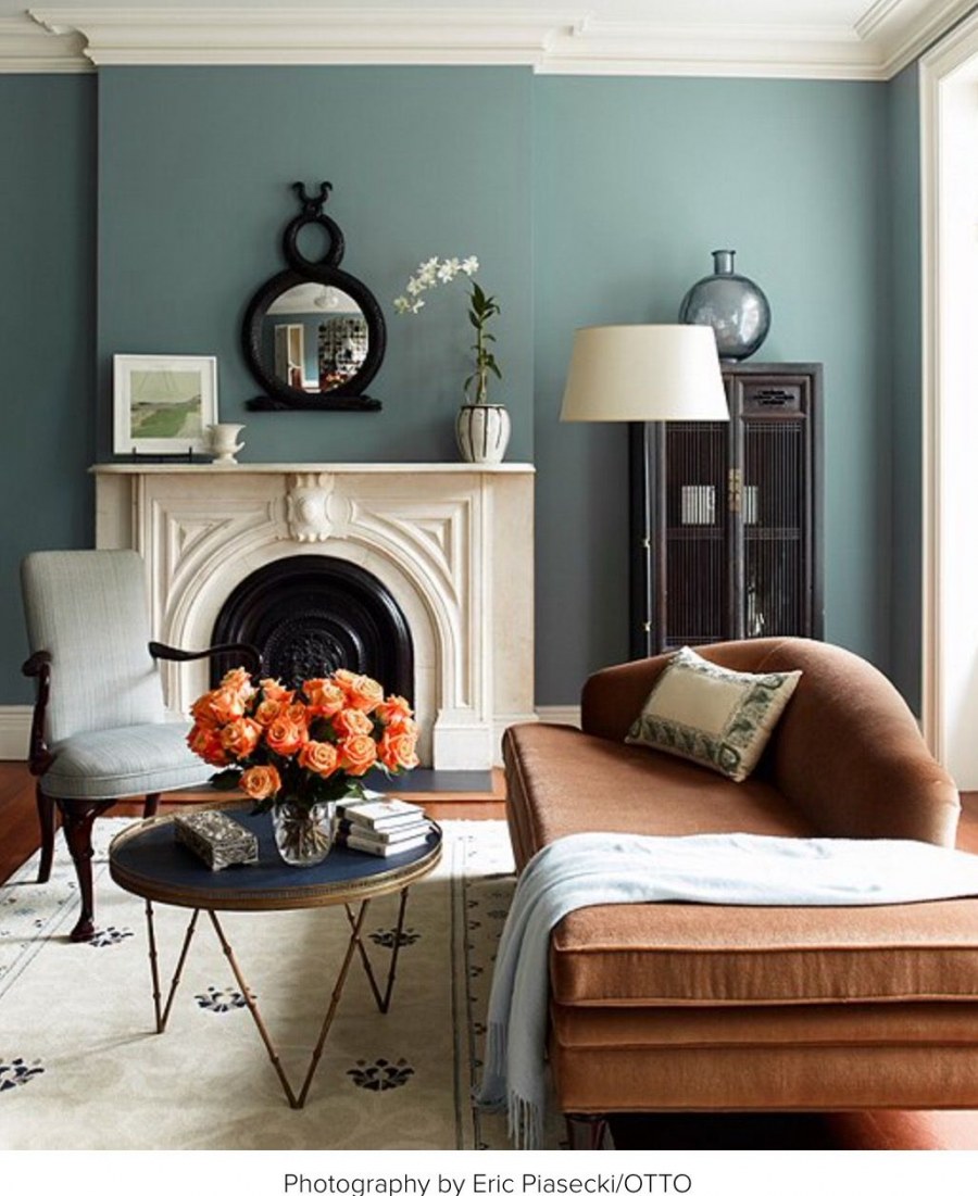 Подборка цветов в интерьере гостиной