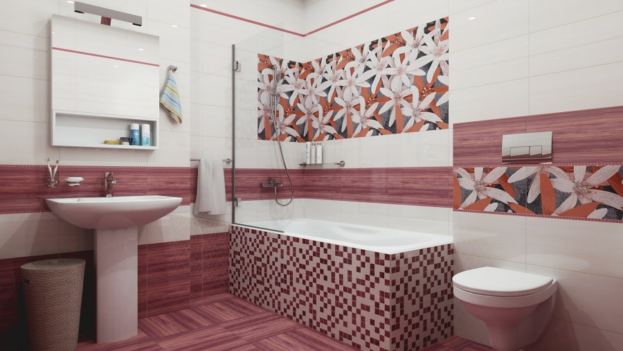 Ceramica Classic Страйпс бордо