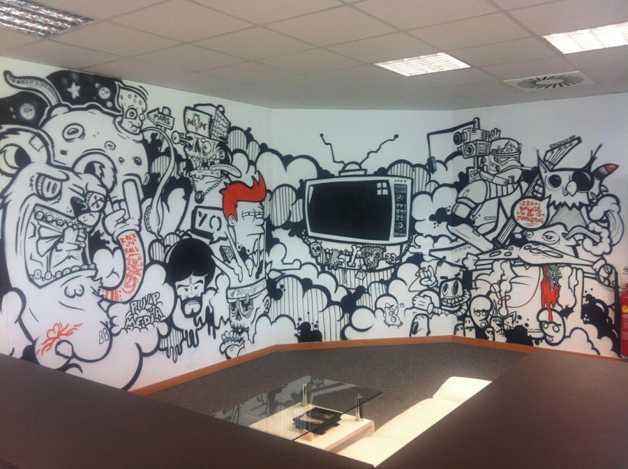 Крутые рисунки на стенах