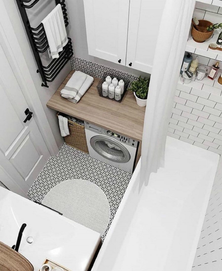 Компактный санузел с душевой