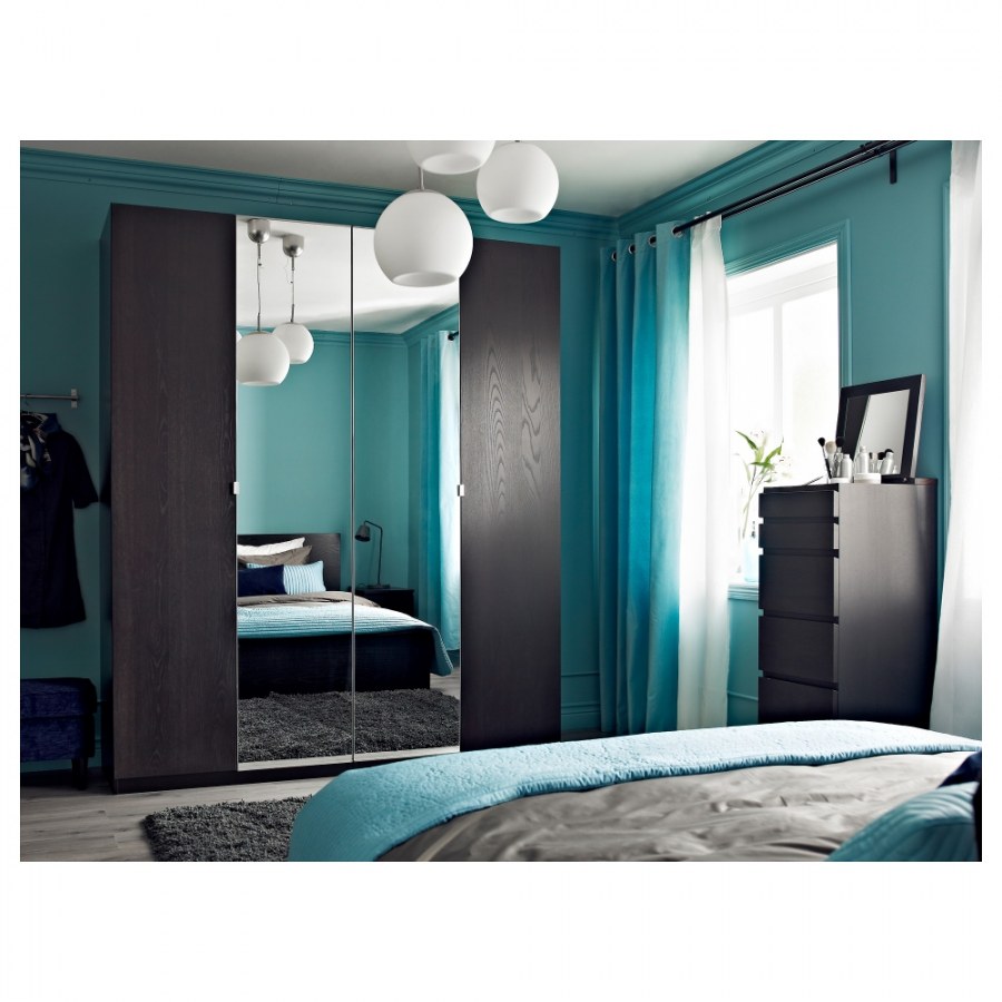 Vikedal ВИКЕДАЛЬ дверь зеркальное стекло 50x229 см