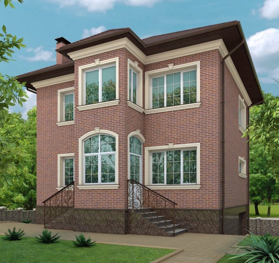 Фасады коттеджей