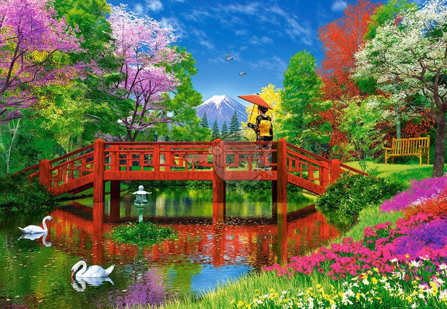 Пазлы Касторленд японский сад