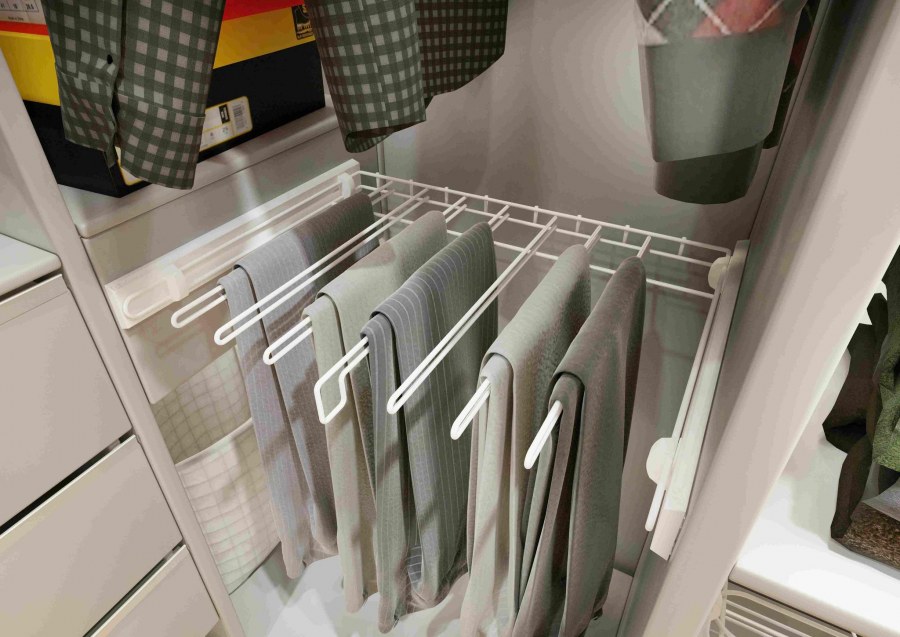 Брючница GTV выдвижная для шкафа