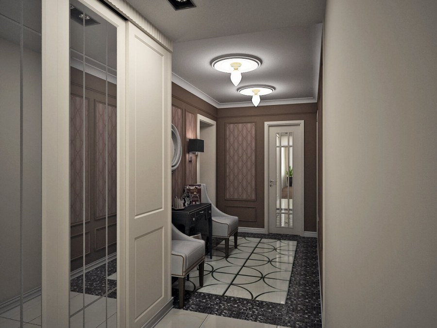Интерьер хрущевки в стиле Неоклассика