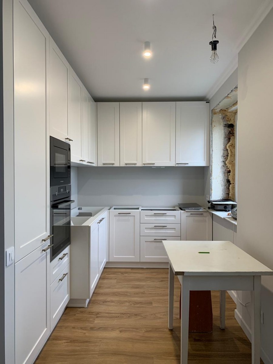 Кухня Неоклассика хрущевка