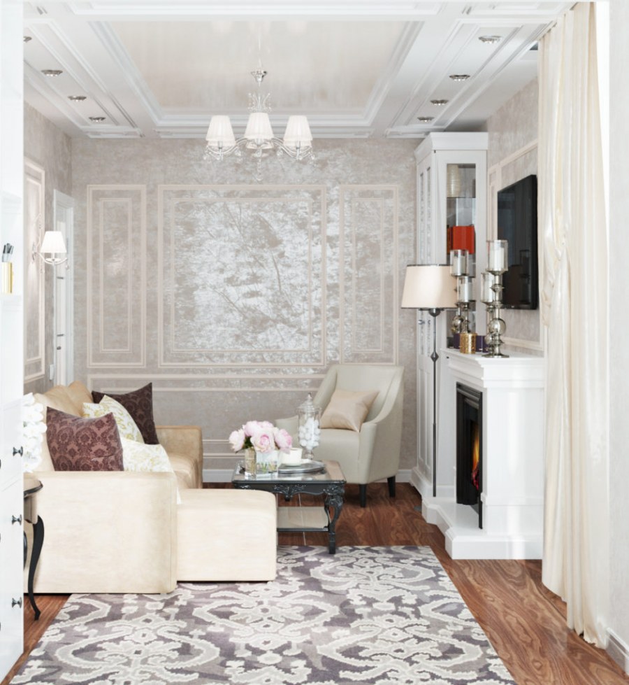 Гостиная в стиле Неоклассика