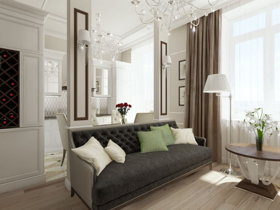 Спальня гостиная Неоклассика